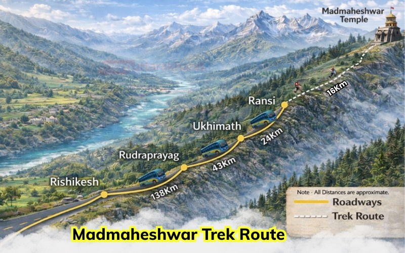Madmaheshwar Trek Package Full Details 2 madmaheshwar trek route