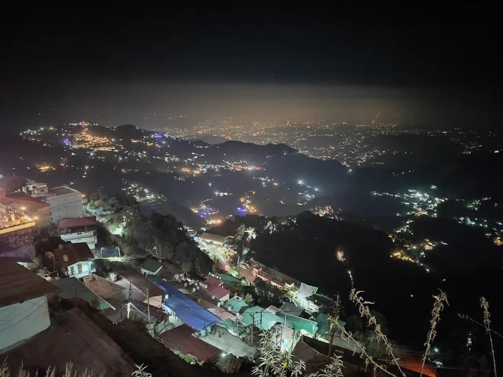 Mussoorie night view